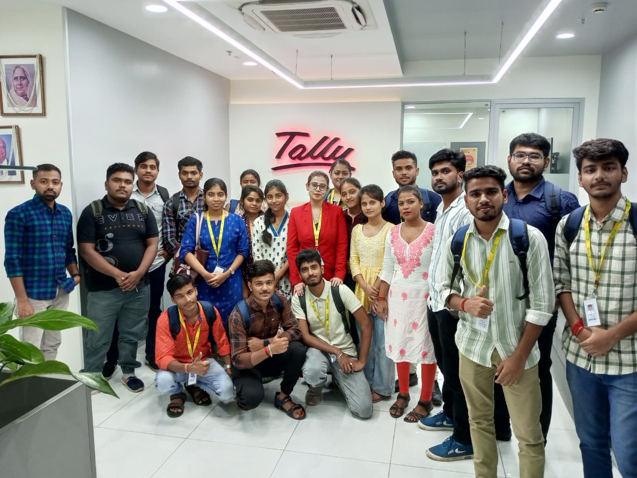 Students of Tally Institute of Learning, Baguiati at a Tally Placement Bootcamp held at the Tally regional office in Kolkata